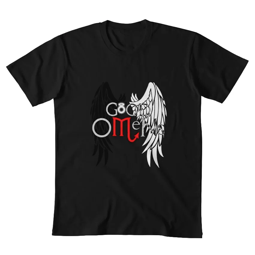 Good Omens футболка good omens Дэвид Теннант Кроули aziraphel Ангел дьявола ангелы|Мужские