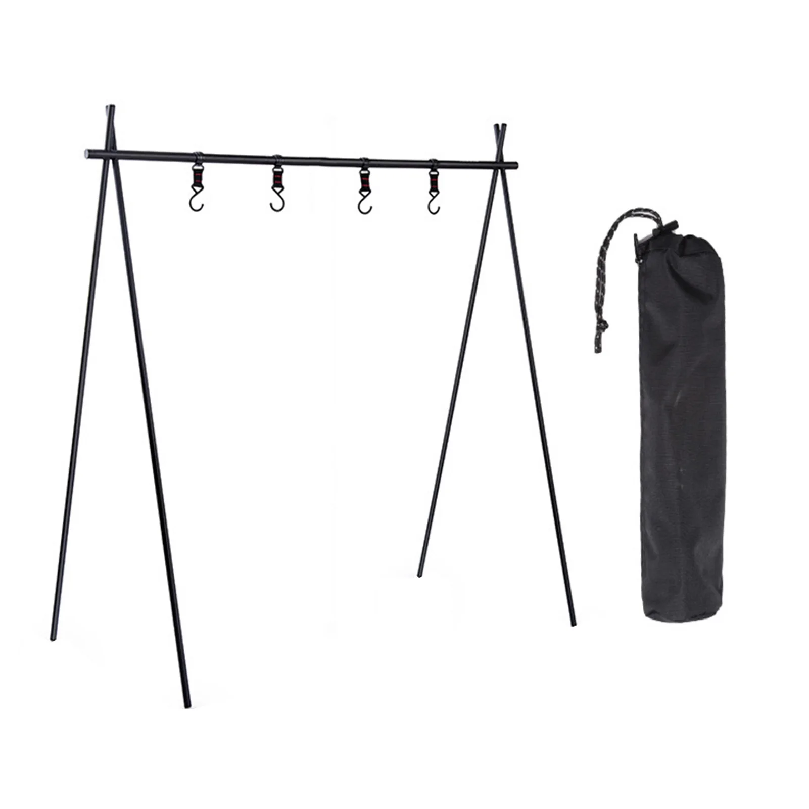 

Подвесная треугольная вешалка для кемпинга, стойка для хранения пикника, складной удобный Штатив для улицы, путешествий, пешего туризма, са...