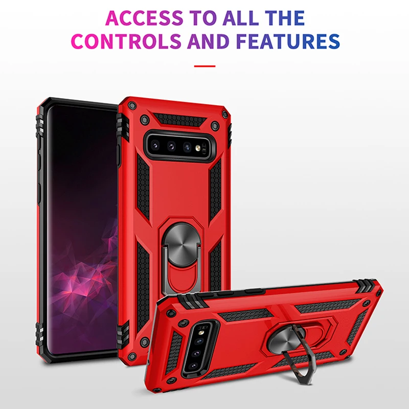 Чехол для Samsung Galaxy S8 S9 S10 Plus Note 10 магнитный автомобильный противоударный