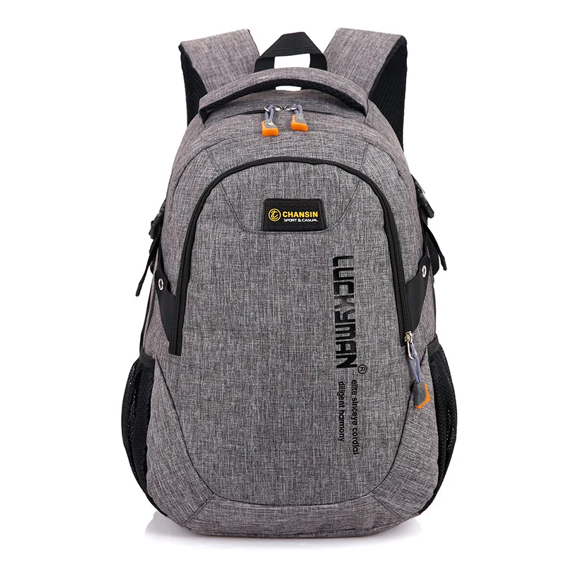 

New Style Canvas Backpack Fashion Korean Edition Middle School Students Schoolbag Men and Women Travel Backpack Computer Bag