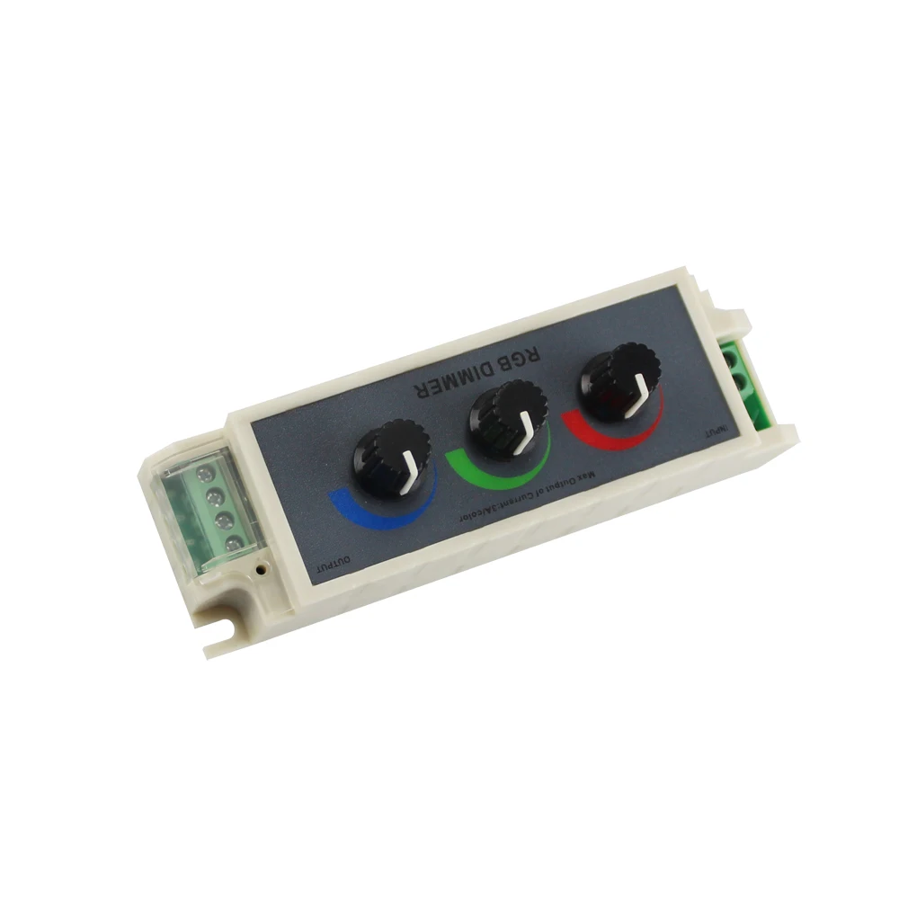 DC12V 24V 9A ручка RGB светодиодный диммер контроллер 3 канала Выход для с несколькими