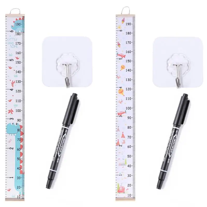 Деревянная настенная линейка для измерения высоты ребенка Настенная Наклейка с
