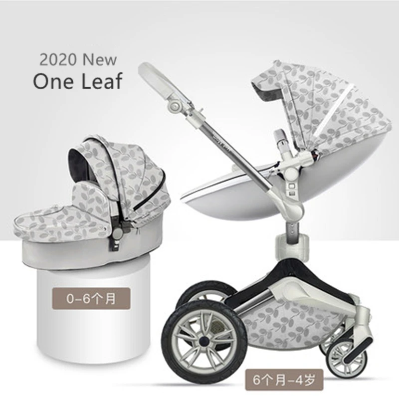 Free ship!new color Hot Mom 2 in 1 Baby Stroller 360 degree Rotate baby carriage Luxury High Landscape Baby Pram EU Standard