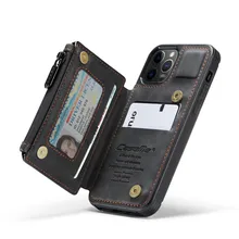 Wallet Leather Card Slot Holder For iPhone 12 13 Pro Max ix Xs Xr 11 7 8 Se Mini Phone Case Silicon back Cover Coque Fundas