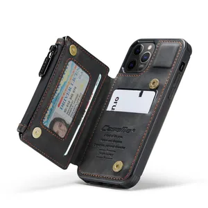 wallet leather card slot holder for iphone 12 13 pro max ix xs xr 11 7 8 se mini phone case silicon back cover coque fundas free global shipping