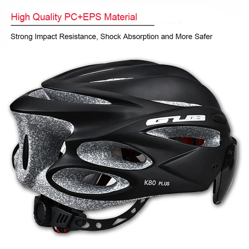 GUB велосипедный шлем с козырьком очки интегрированная форма удобный MTB