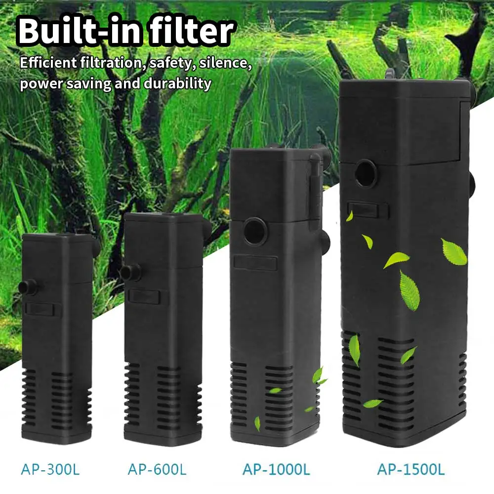 Фильтрующий насос для аквариума погружной воздушный кислородный внутренний