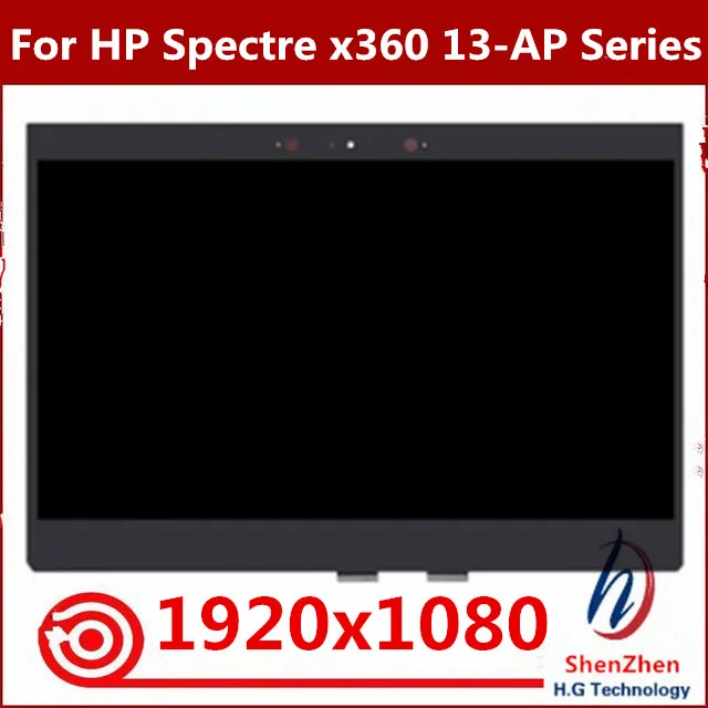 

13.3 inch FHD LED LCD Touch Screen Assembly For HP Spectre x360 13-AP 13-AP000 13-AP0031TU 13-AP0000NA 13-AP0000NS 1920*1080