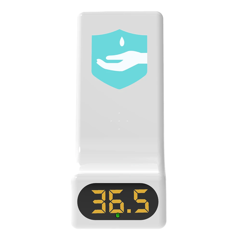 

H9 Wall Mounted Hand Sanitizer Automatic Wall Mounting ABS Hand Cleaning Digital Infrared Thermometer Automatic Dispenser