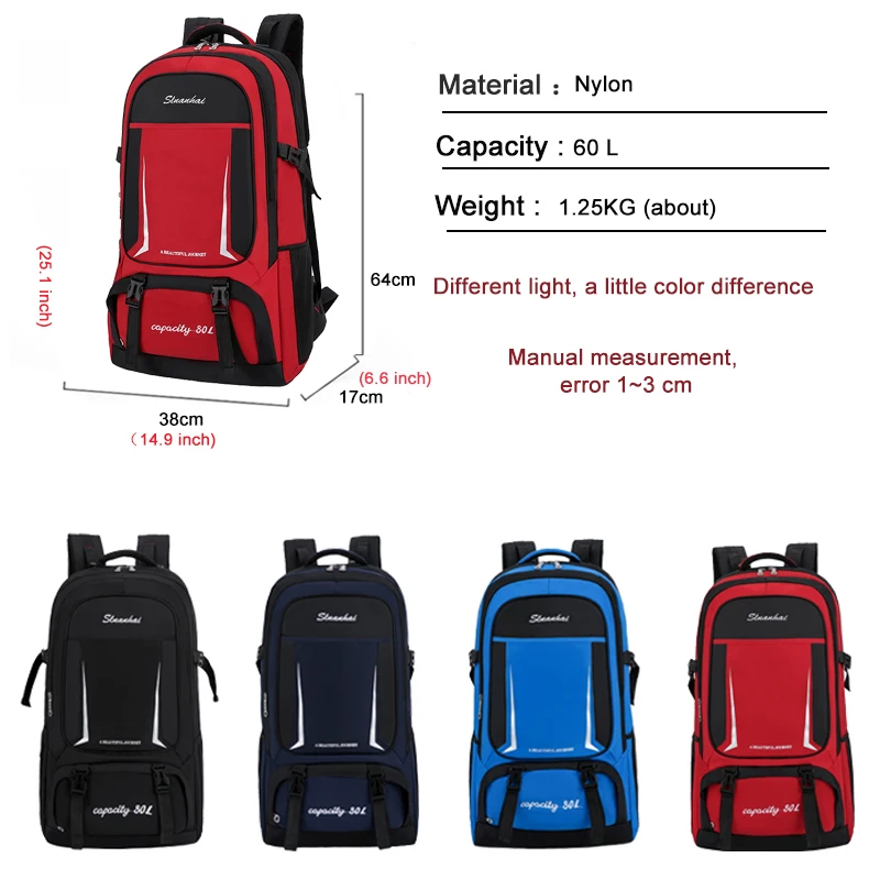 Вместительная уличная мужская дорожная сумка удобный нейлоновый