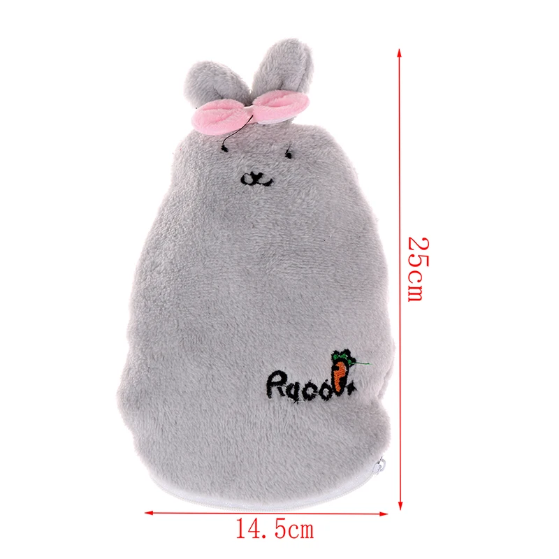 

Washable Hot Water Bottle Rabbit Water Injection Watering Plush Warm Water Bag HandWarmer
