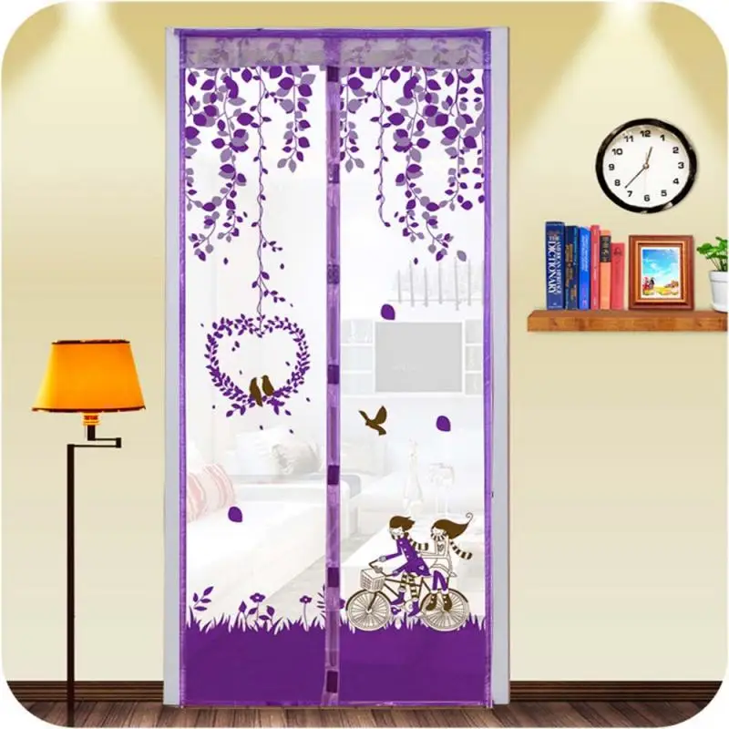 

Mesh Net Anti Mosquito Insect Fly Bug Curtain Automatic Closing Door Screen Kitchen Curtain Fly Screen Inset Net Grid Gauze