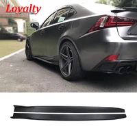 loyalty for lexus is series 2013 2018 side body skirts kit cover trim frame unpainted car accessorie