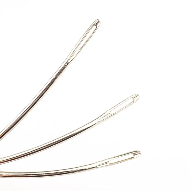 Набор иголки Крючки из нержавеющей стали #191 изогнутая игла для ручного шитья