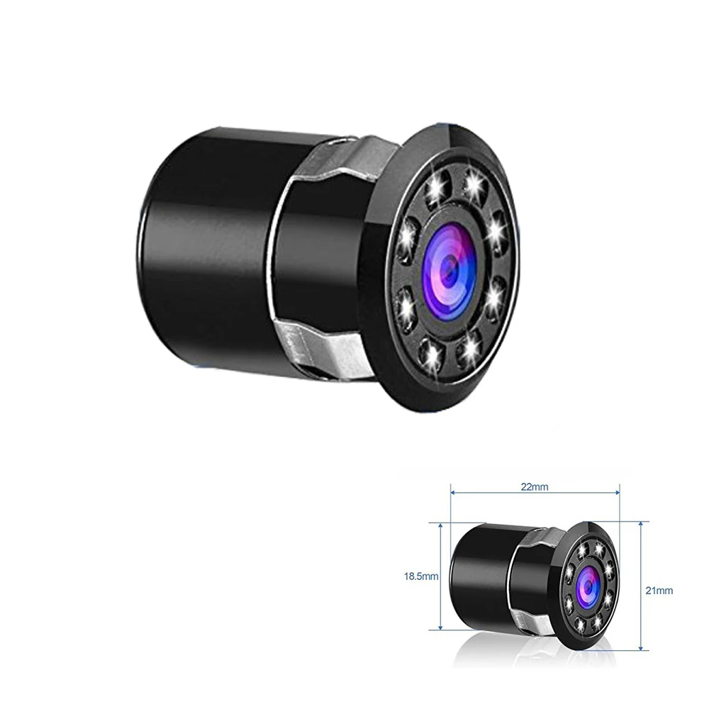 Автомобильная камера заднего вида 18 5 мм 8 светодиодов 170