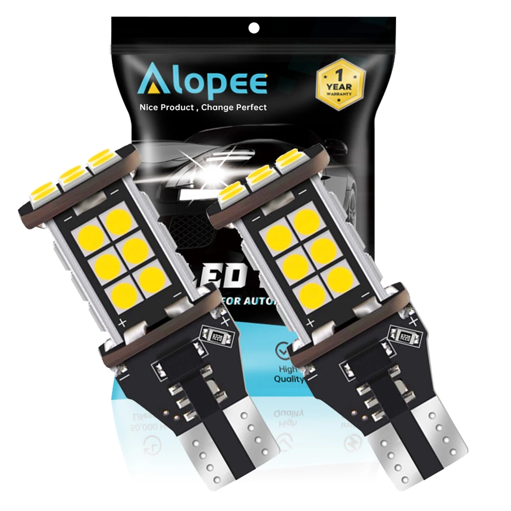 

2 шт., светодиодсветодиодный лампа заднего хода 912, 921, 24 SMD CANbus T15, 3020, W16W, 12-24 В постоянного тока