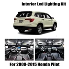 Комплект светодиодных ламп для внутреннего освесветильник, 19 шт., для Honda Pilot 2009-2011 2012 2013 2014 2015