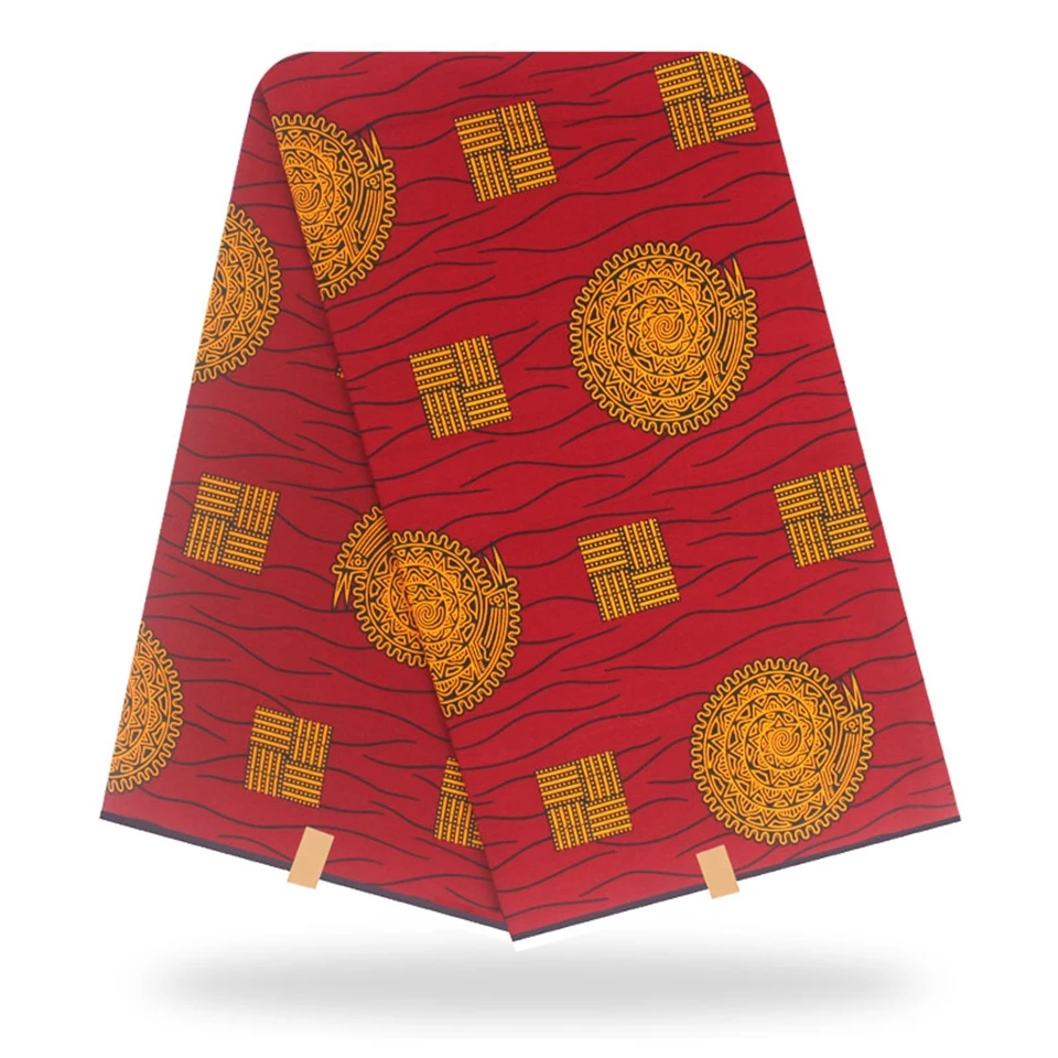 Африканские ткани Анкара африканская вощеная ткань принтом для лоскутного