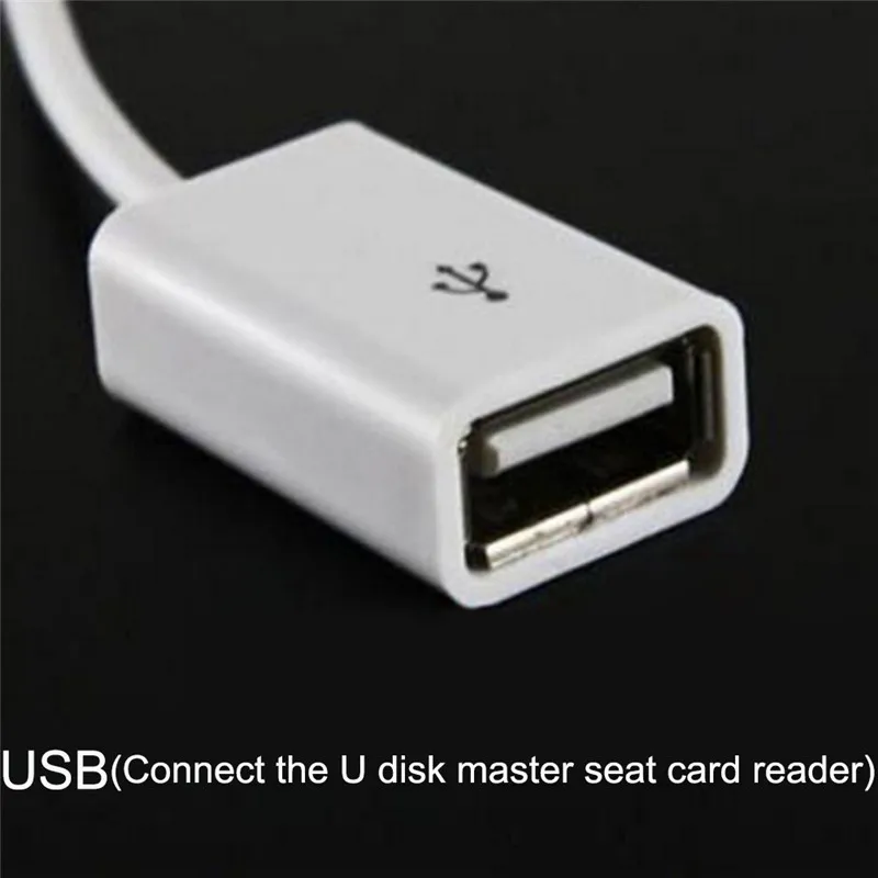 Высококачественный экономичный штекер AUX o Plug JacK USB 2 0 Female Converter Cable Car MP3 On-board