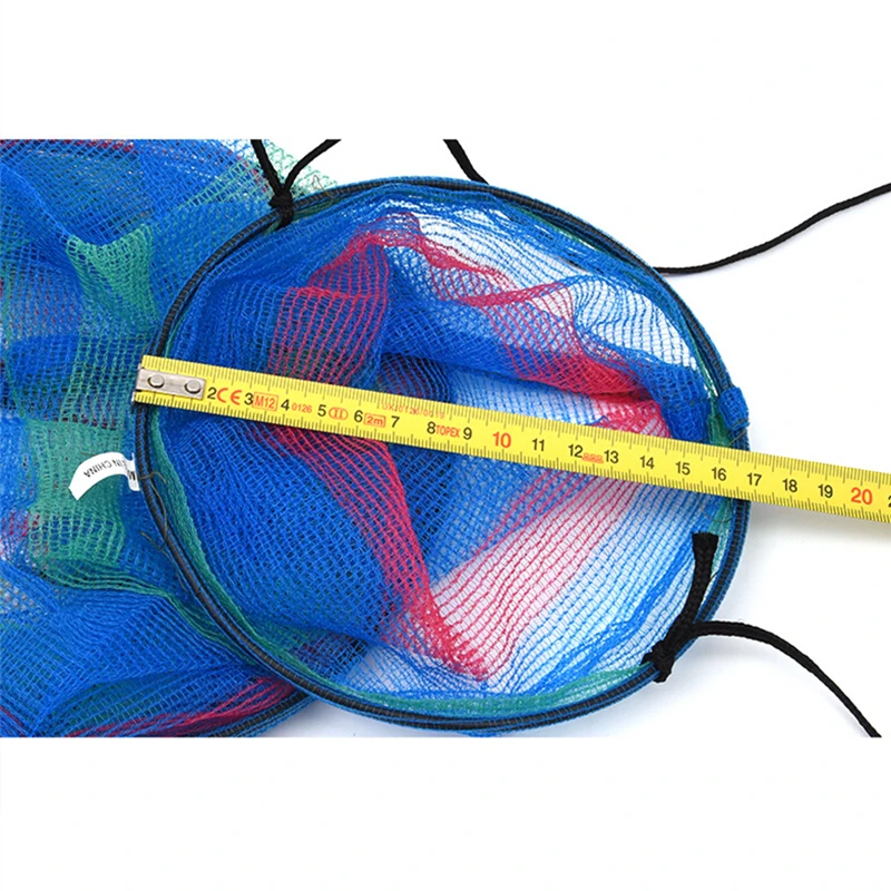 25x65 см Портативная Складная красочная рыболовная корзина мини три ярусные