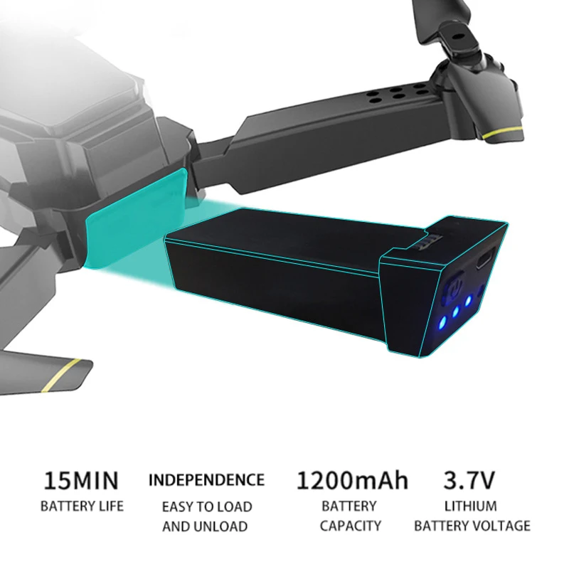 

RC Quadcopter Drone Helicopter with 4K Profesional Foldable Toys Drone Dual Camera WIFI FPV Quadcopter VS E520S E88 Dropshipping