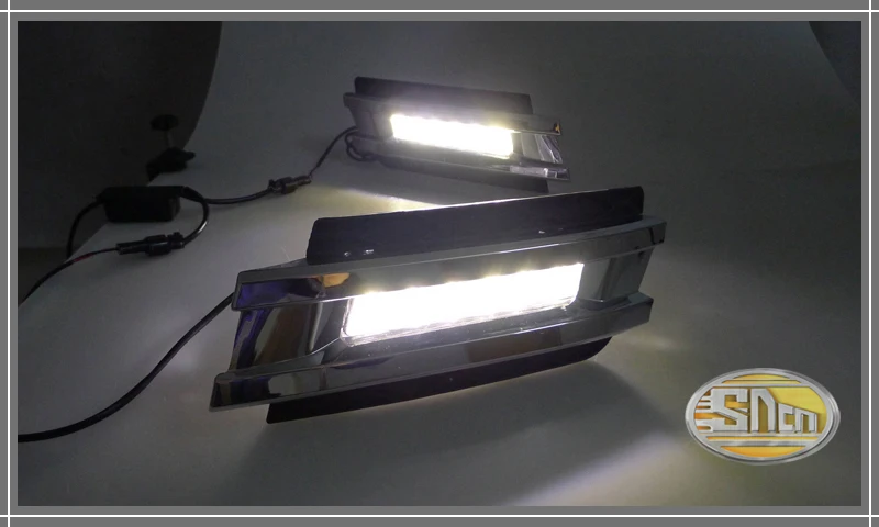 Светодиодные дневные фары drl Противотуманные фары для Mercedes Benz gl CLASS gl350 gl400 gl450 gl500 X164 2006 2007 2008 2009