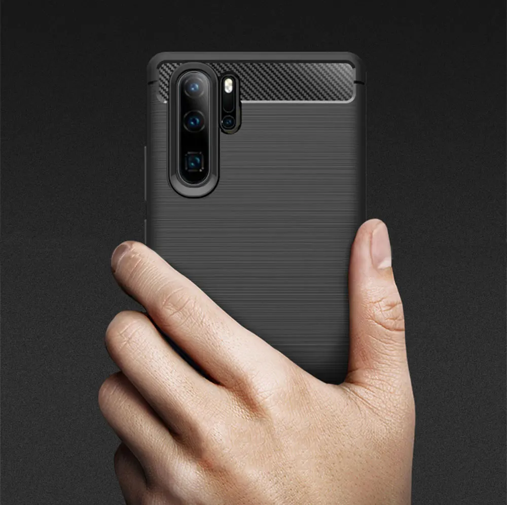 Для huawei P30 Pro Чехол P30 Чехол Мягкий бампер из углеродного волокна ТПУ Силиконовая задняя крышка для huawei P30 Lite чехол для Meizu M6s mbluS6