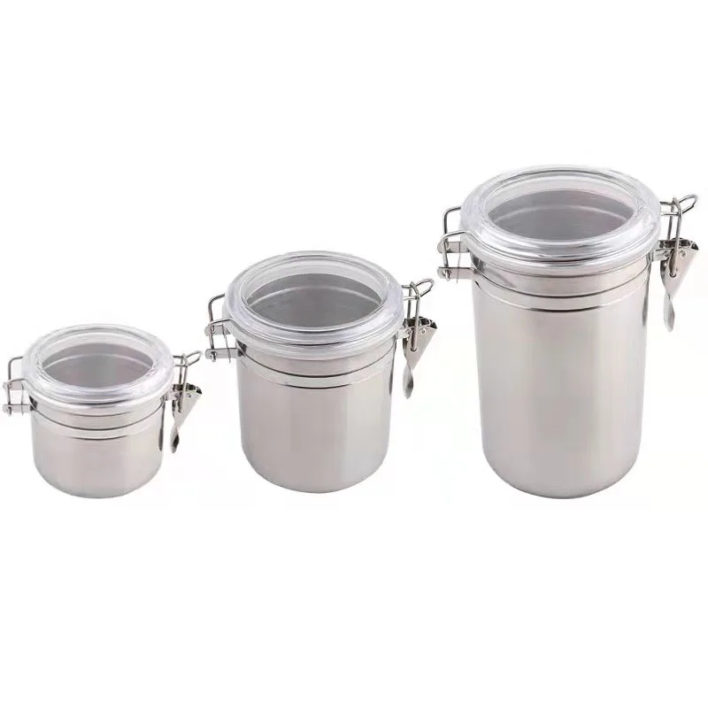 

Stainless Steel Moisturizing Tank, Sealed Household Tobacco Tank, Moisture-Proof Tobacco Storage Tank, Metal Storage Tank