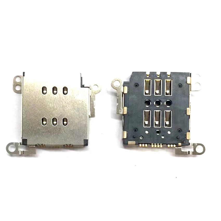 Для Apple iPhone X / XR Sim кардридер лоток держатель карты памяти Micro SD слот гибкий кабель