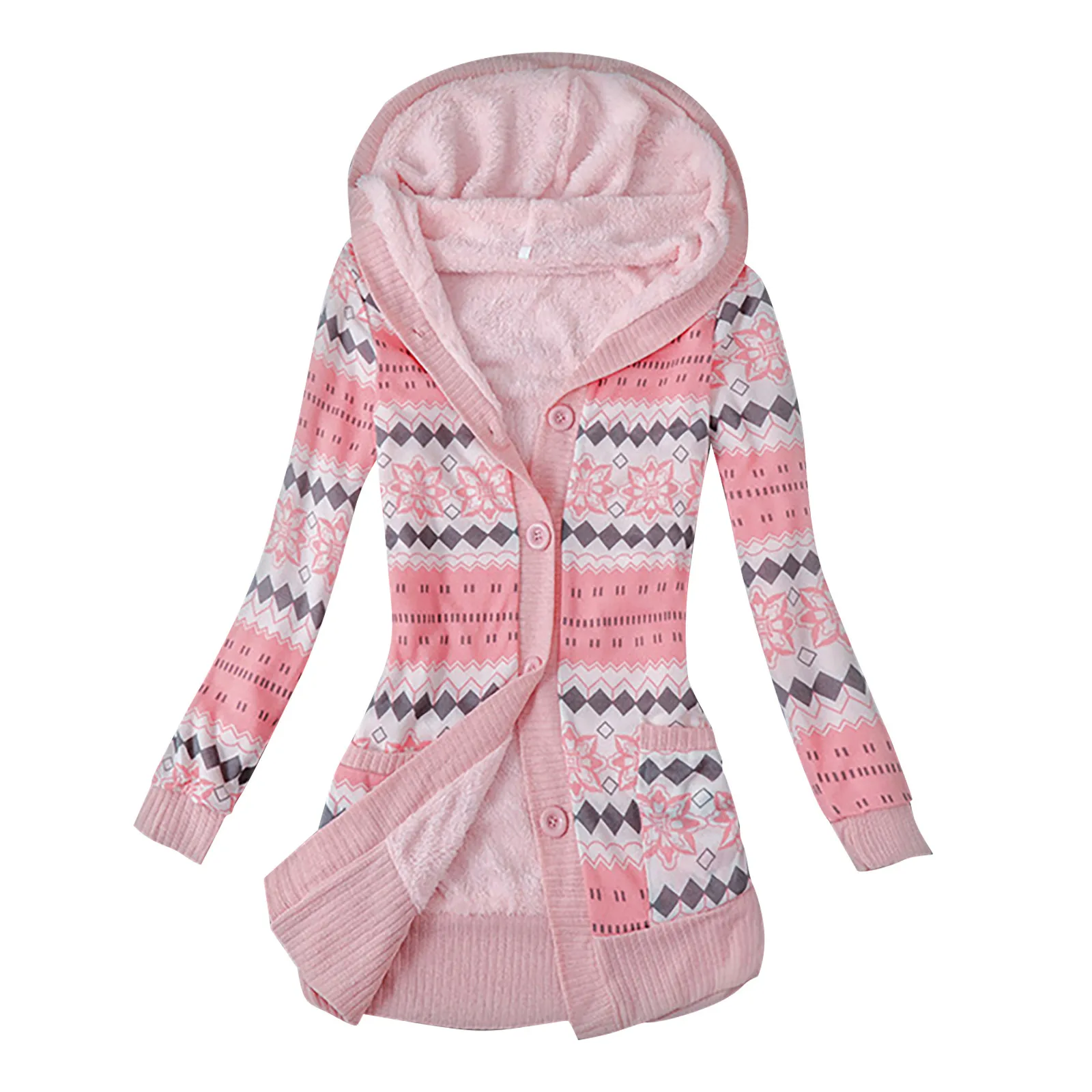 Женская свободная футболка с длинным рукавом на пуговицах | одежда