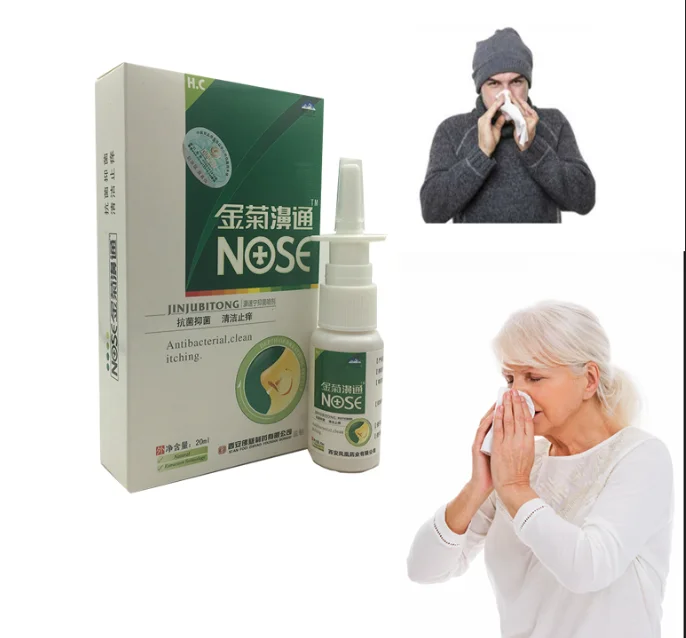 Традиционный китайский медицинский спрей для трав 20 мл носа лечение ринита уход