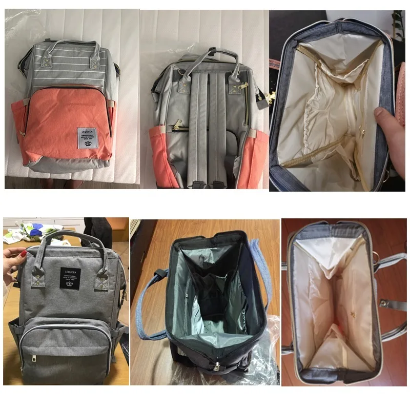 

Diaper Bag Large Capacity Mummy Maternity Bag Multifunctional Wet Bag Backpack Baby Care Mom Washable Diaper Bags Cloth Bags