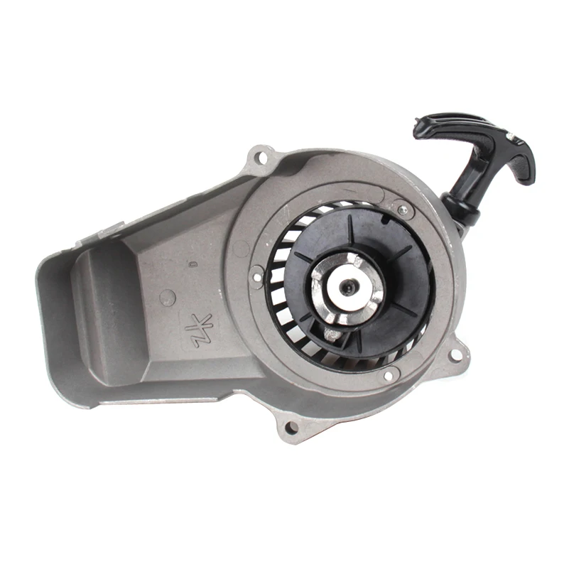 Стартер серый легкий алюминиевый для 47cc 49CC MINI POCKET BIKE ATV 2 Stroke|2 stroke|aluminum pull starteraluminum