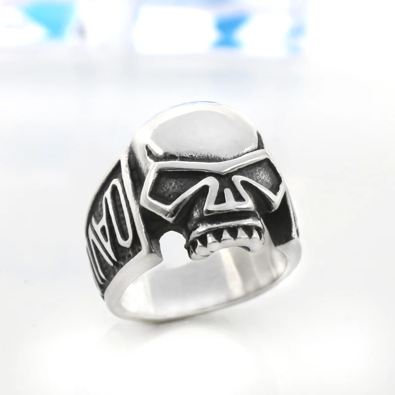 Мужское кольцо с черепом KLDY из нержавеющей стали индивидуальное модное хорошее