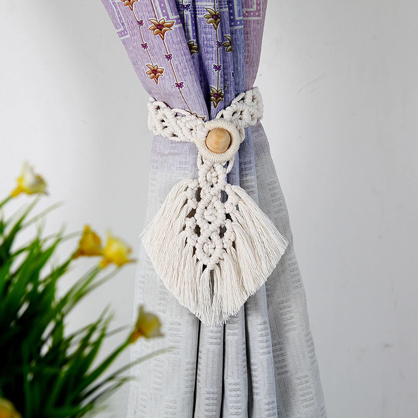 

Curtain Strap Hand-woven Bohemian Curtain Tie Rope Original Design Hand-woven temperature regulation anti-allergic anti-static