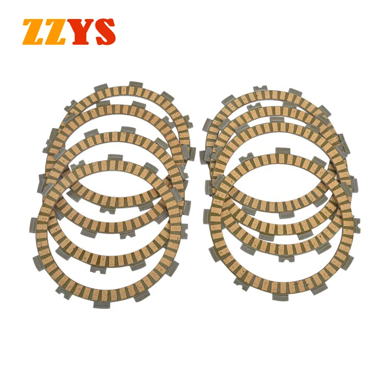 

125CC Motorcycle Paper Based Clutch Friction Plate Kit For Kawasaki RM125 RF14A 1992-1996 RM 125 RF15A 1997-2001