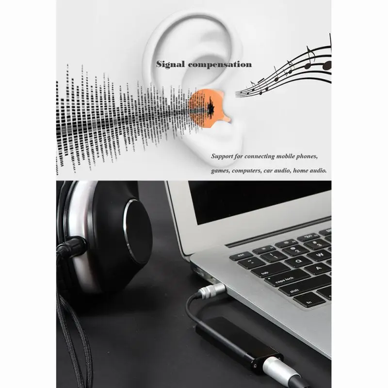 Небольшой аудио HiFi усилитель перезаряжаемый стерео наушники усилитель мощности