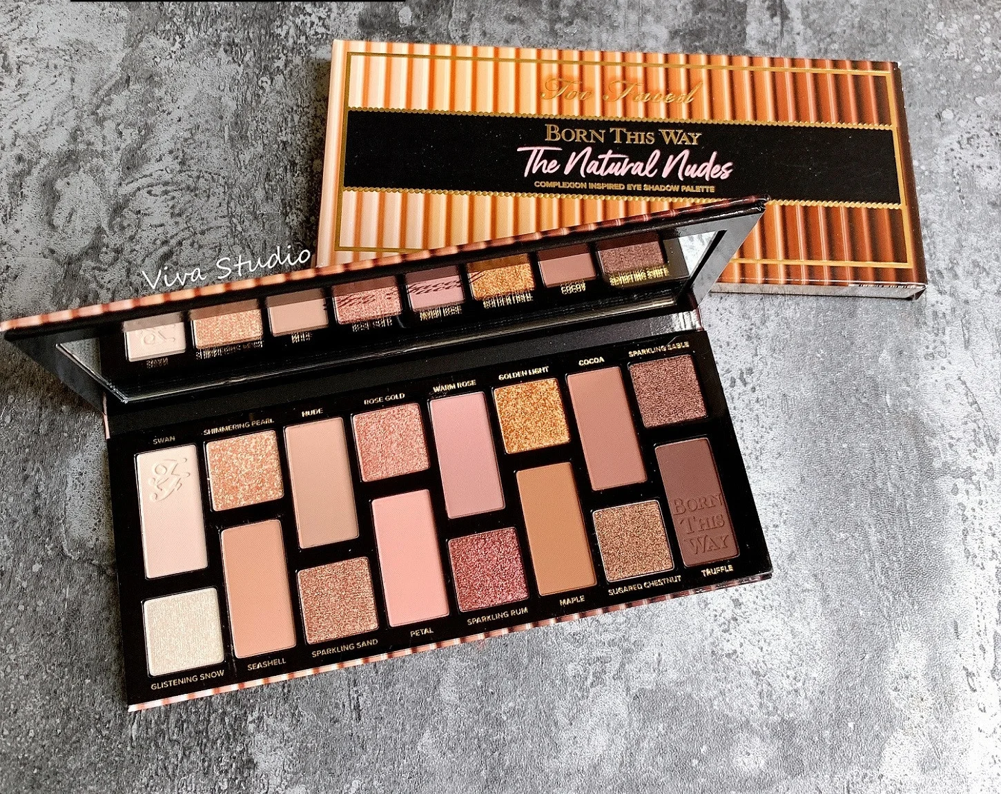 TT New Milk Tea-paleta de sombras de ojos, 16 colores, brillante-1