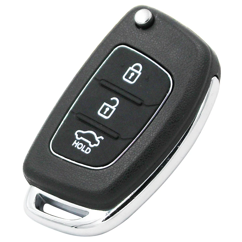3 кнопки Floding Keyless ввод дистанционного ключа Fob 434 МГц ID46 чип для Hyundai New IX35 2013 2015|for