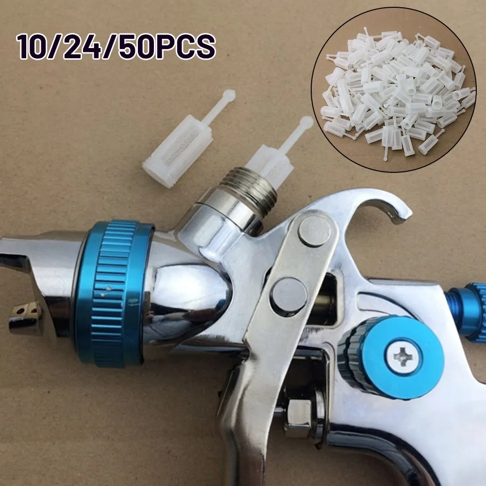 

11mm 10/24/50pcs 36mm Paint Filters Disposable Gravity Feed Spray Tool