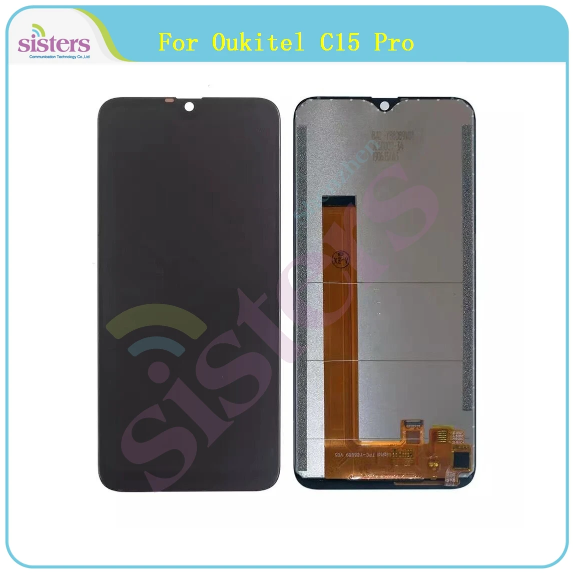 lcd screen for oukitel c15 pro lcd display touch screen digitizer for oukitel c15 pro lcd assembly phone replacement free global shipping