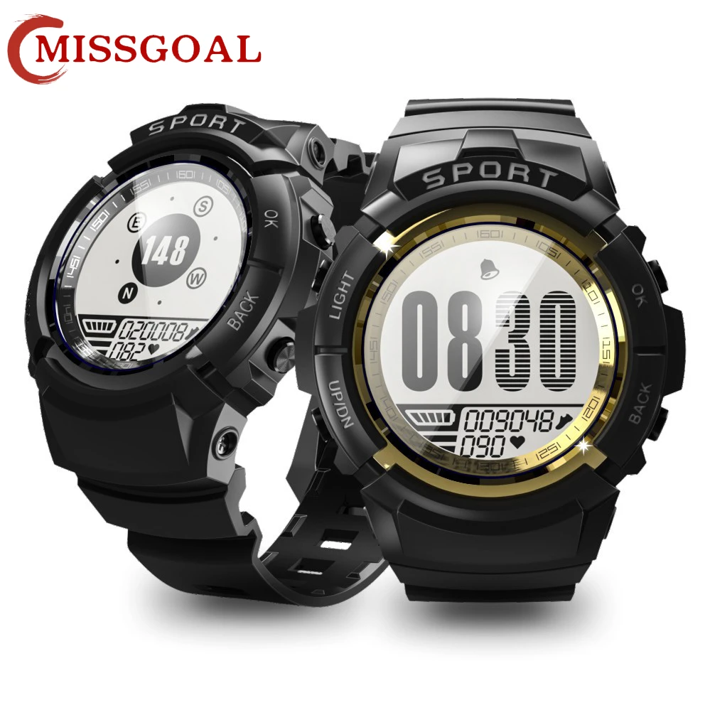 

Умные спортивные часы Missgoal S816 с компасом, пульсометром, фитнес-браслет, водонепроницаемые умные часы с режимом упражнений