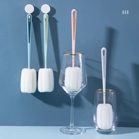 cup brush household multi functional cleaning brush baby bottle brush artifact long handle cup brush water cup sponge soft fur