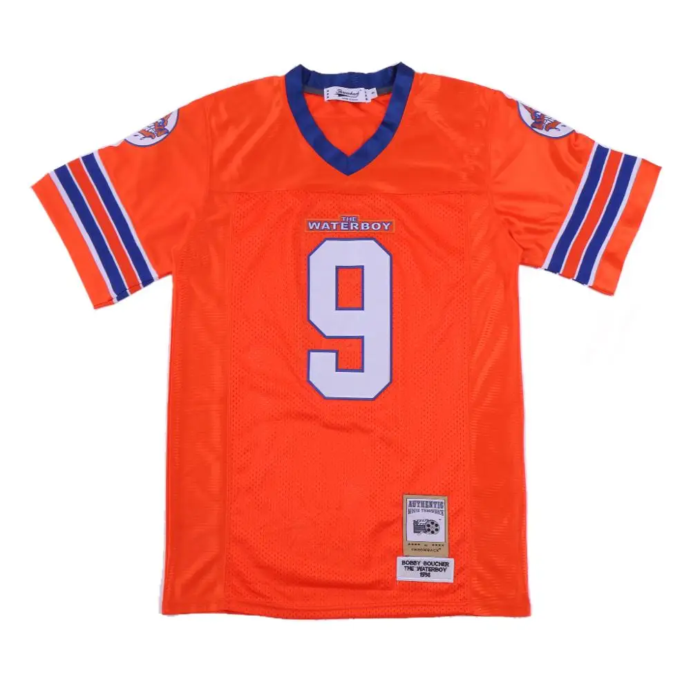 Майка) объемные рисунки Waterboy майки для американского футбола 9 Сэндлер Бобби Буше