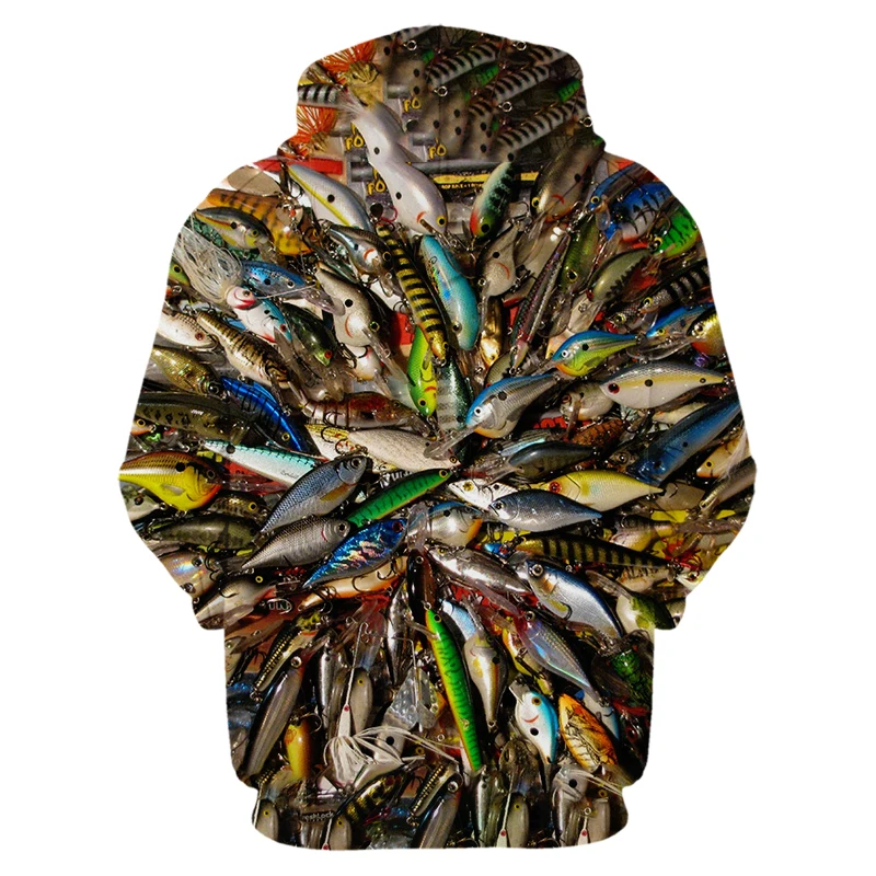 

3D Tropical Fish Hoodies For Fishinger Fisherman Men Women Long Sleeve Hoody Sweatshirts Hooded Streetwear Hip Hop Jackets