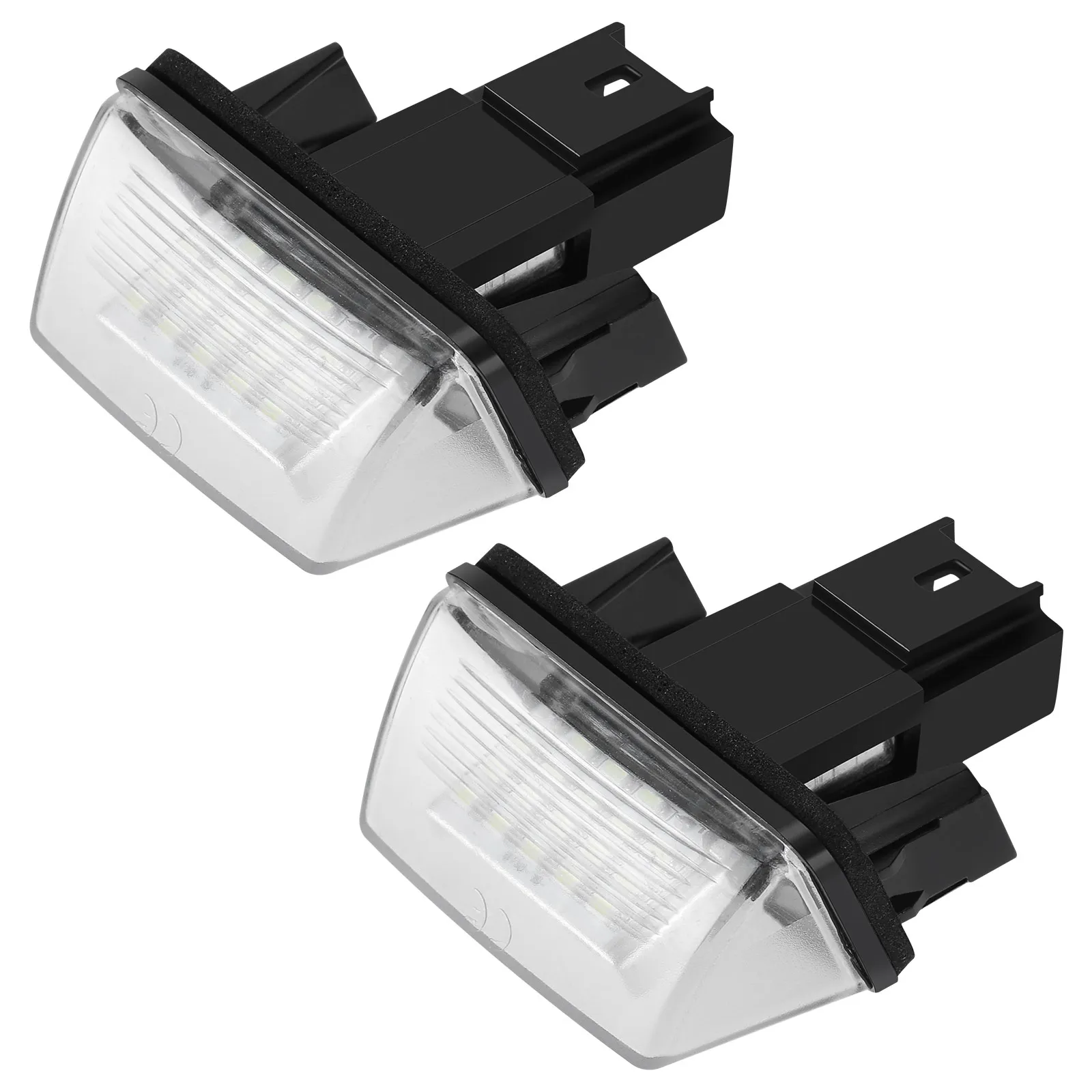 

2 Pcs 12V 18LED Car License Plate Light 12V 6500K Lamp For Peugeot 206 207 307 308 406 407 For Citroen C3 C4 C5 C6