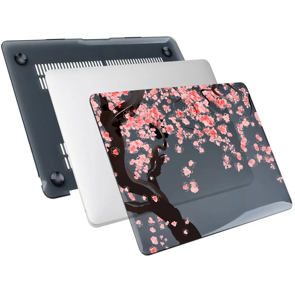Чехол Sakura для нового MacBook Pro 13 15 retina 2018 2017 touch Bar A1706 A1707 A1708 A1989 A1990 Жесткий ноутбука с клавиатурой|cases for macbook|macbook