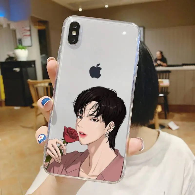 

True Beauty Korean Drama luxury design Phone Case shell Transparent for iPhone 6 7 8 11 12 s mini pro X XS XR MAX Plus