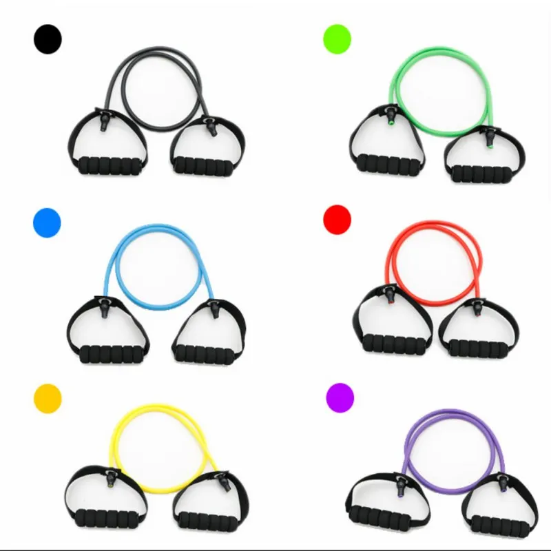 Практичные эластичные резинки для йоги тянущиеся веревки занятий фитнесом