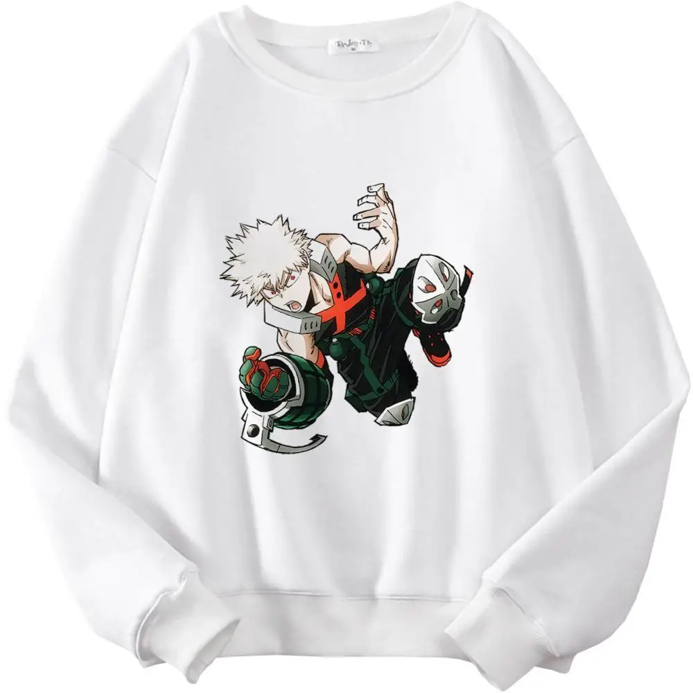 

Уличная одежда My Hero академия, свитшот, Повседневная Женская толстовка с принтом в готическом стиле, панк, худи в стиле Харадзюку, повседневн...